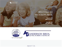 Tablet Screenshot of andersonbros.com